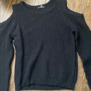 Aqua sweater from Bloomingdale’s